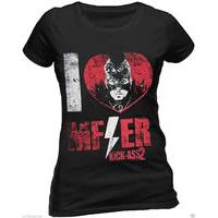 Womens Large Black I Love Mfer T-shirt