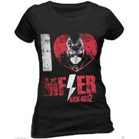 Womens Medium Black I Love Mfer T-shirt