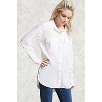 Woven Longline Shirt