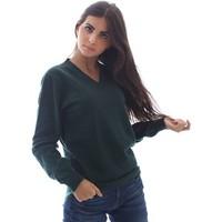 wool co wo4102 jumper women womens polo shirt in green