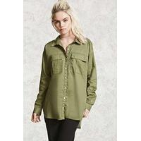 Woven Longline Shirt
