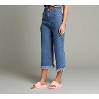 Womens Denim Culotte Pant