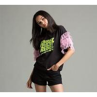 Womens Rebel Rebel Frill T-Shirt