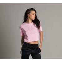 womens authentic rhubarb cropped t shirt