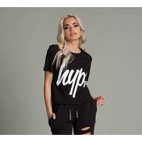 womens script cropped t shirt