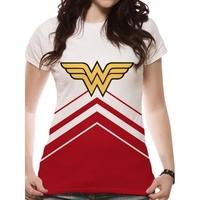 Wonder Women - Cheerleader Logo Women\'s XX-Large T-Shirt - Red/White