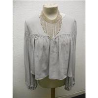 Womens summer blouse Fluxe - Size: 10 - Beige - Blouse