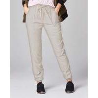 Woven Harem Trousers - Long