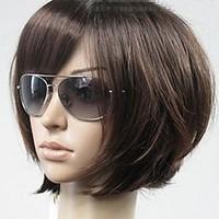 Woman\'s Vogue Brown Straight Short Synthetic Wigs