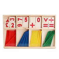 wooden arithmetic sticks props set for children