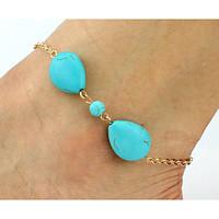 Women\'s Anklet/Bracelet Alloy Fashion Punk Button Gold Women\'s Jewelry Party Daily Casual 1pc
