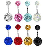 Women\'s Body Jewelry Navel Rings/Belly Piercing Crystal Rhinestone Unique Design Fashion Jewelry Jewelry Daily Casual 1pc