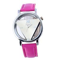 womens mens unisex fashion watch quartz leather band casual white yell ...