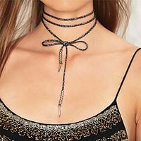 Women\'s Choker Necklaces Jewelry Bowknot Alloy Euramerican Fashion Personalized Jewelry For Daily Casual 1pc