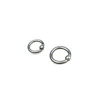 Women\'s Silver Plated Stainless Steel Navel/Ear Piercing