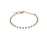 womens chain bracelet rhinestone fashion rhinestone circle jewelry for ...