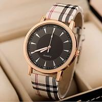 womens watch fashion plaid pattern band cool watches unique watches st ...