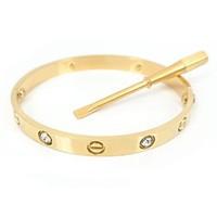 womens bangles basic unique design fashion stainless steel gold plated ...