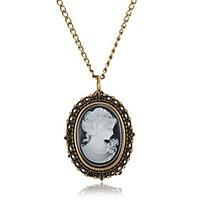 Women\'s Lady Pattern Alloy Necklace Watch Cool Watches Unique Watches