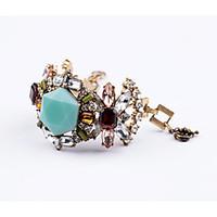 Women\'s Chain Bracelet Friendship Fashion Alloy Geometric Blue White Jewelry For Anniversary Gift Valentine 1pc