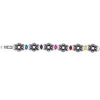Women\'s Chain Bracelet Friendship Fashion Alloy Flower Rainbow Jewelry For Anniversary Gift Valentine 1pc