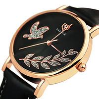 Women\'s Fashion Watch Wrist watch / Quartz PU Band Cool Casual Black White Red Brown