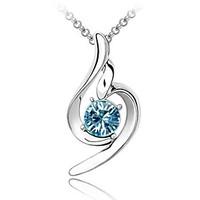 womens pendant necklaces vintage necklaces crystal crystal platinum pl ...