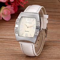 womens fashion diamond square dial quartz wrist watchassorted colors c ...