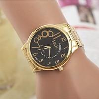 Women\'s Fashion Rhinestones Arabic Number Steel Belt Quartz Wrist Watch(Assorted Colors) Cool Watches Unique Watches Strap Watch