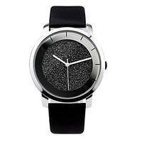 womens fashion watch quartz automatic self winding leather band black