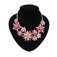 womens statement necklaces flower alloy basic flowers european stateme ...