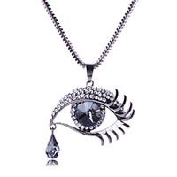 Women\'s Statement Necklaces Pendants Crystal Alloy Fashion Luxury Jewelry Black Blue Jewelry Party Daily Casual 1pc