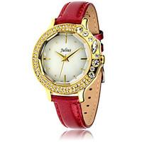 womens fashion watch quartz water resistant water proof leather band c ...