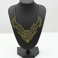 Women\'s Statement Necklaces Crystal Rhinestone Simulated Diamond 18K gold Fashion Jewelry