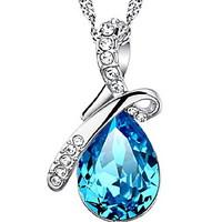 Women\'s Vintage Necklaces Sterling Silver Alloy Drop Fashion Navy Jewelry Daily Casual Sports 1pc