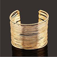 Women\'s Cuff Bracelet Gold / Silver / Alloy Non Stone