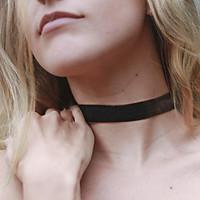 Women\'s Simple Fashion Stylish Black Velvet Collar Vintage / Party / Work / Casual Fabric Choker