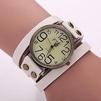 Women\'s Watches Vintage Digital Display Leather Quartz Strap Watch Bracelets Watches Cool Watches Unique Watches Fashion Watch