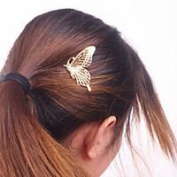 women fashion metal butterfly pattern comb hairpin hair accessories je ...