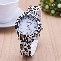 Women\'s European Style Leopard Print Fashion Wrist Watch Cool Watches Unique Watches Strap Watch