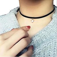 Women\'s Pendant Necklaces Tattoo Choker Leather Tattoo Style Simple Style Fashion Black Jewelry Party Daily Casual 1pc