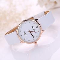 Women\'s Leather Band Analog Quartz Fashion Watch Jewelry Cool Watches Unique Watches