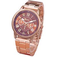 Women\'s Fashion Watch Casual Watch Quartz Alloy Band Rose Gold Strap Watch