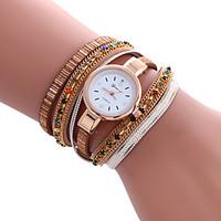 Women\'s Quartz Casual Fashion Watch Simple Bracelet Round Alloy Dial Watch Cool Watch Unique Watch
