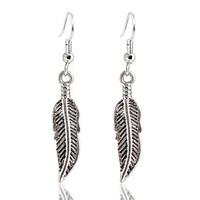 Women\'s Simple Vintage Leaf Dangle Earrings Fashion Jewelry