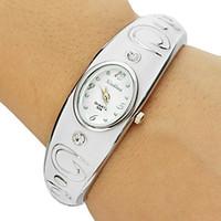 womens oval dial alloy band bracelet watch assorted colors cool watche ...