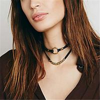 Women\'s Choker Necklaces Layered Necklaces Jewelry Jewelry Alloy Basic Euramerican Simple Style Classic Jewelry For Daily Casual 1pc