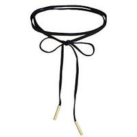 Women\'s Girls Choker Necklaces Jewelry Round Lace Basic Circular Ribbons Heart Cute Style Vintage Personalized Simple Style Jewelry For