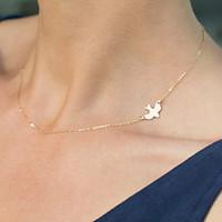 womens pendant necklaces crystal alloy fashion sideways golden screen  ...