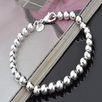 womens strand bracelet silver plated fashion circle silver jewelry 1pc